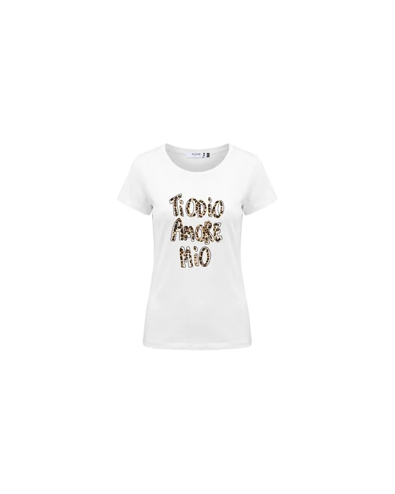 Please TOPS - T-shirtsauf YOOX.COM Weiß