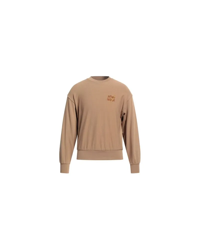 AFTER/LABEL TOPS - Sweatshirtsauf YOOX.COM Kamel
