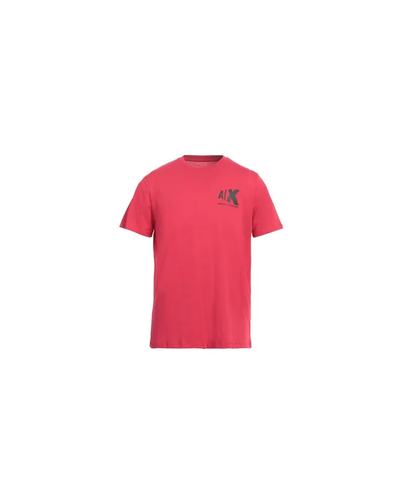 Armani Exchange TOPS - T-shirtsauf YOOX.COM Ziegelrot
