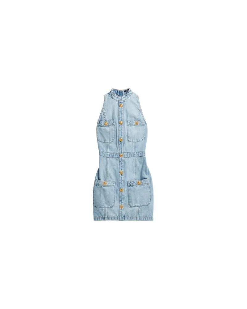 Balmain KLEIDER - Mini-Kleiderauf YOOX.COM Blau