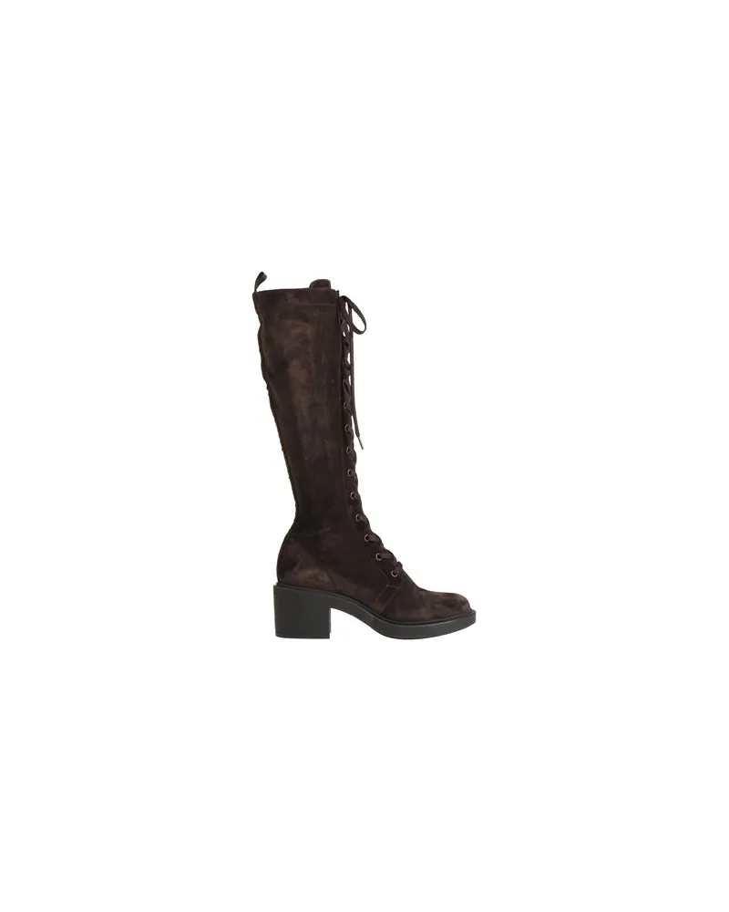 Gianvito Rossi SCHUHE - Stiefelauf YOOX.COM Dunkelbraun