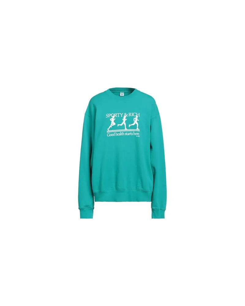 SPORTY & RICH TOPS - Sweatshirtsauf YOOX.COM Tūrkis