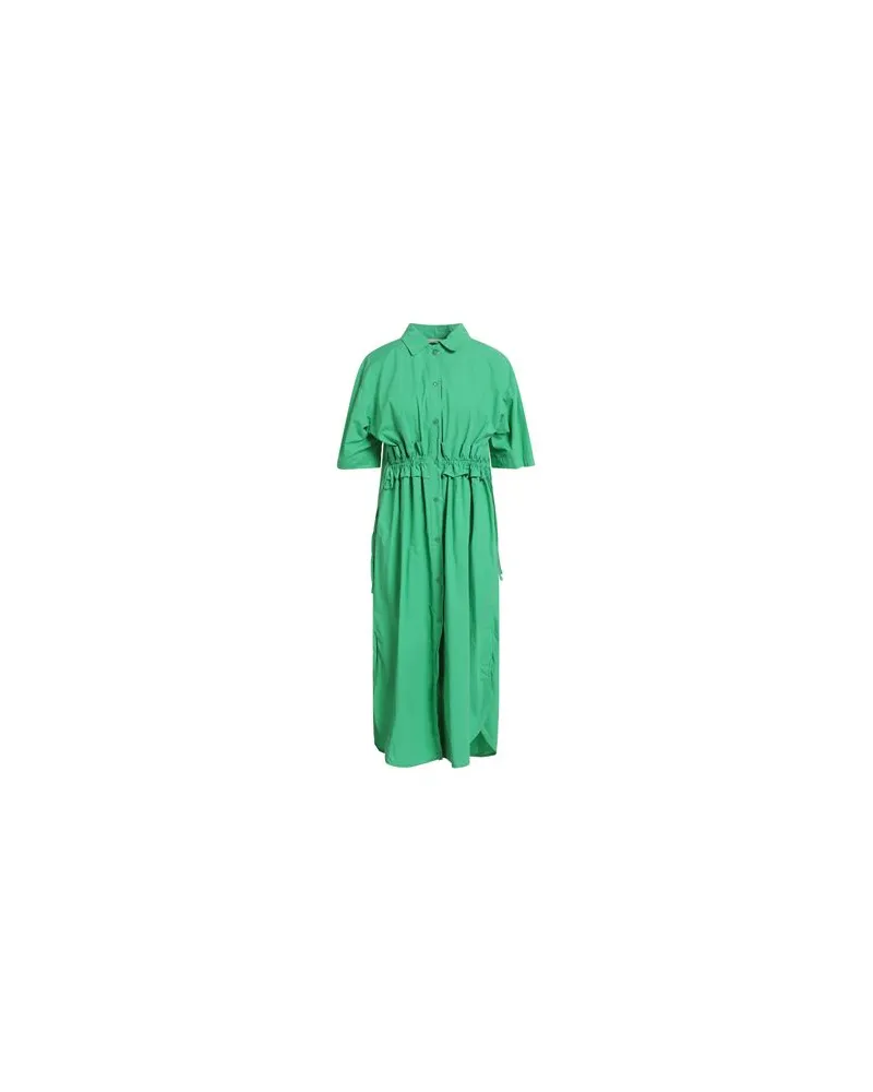 Même Road KLEIDER - Midi-Kleiderauf YOOX.COM Grün