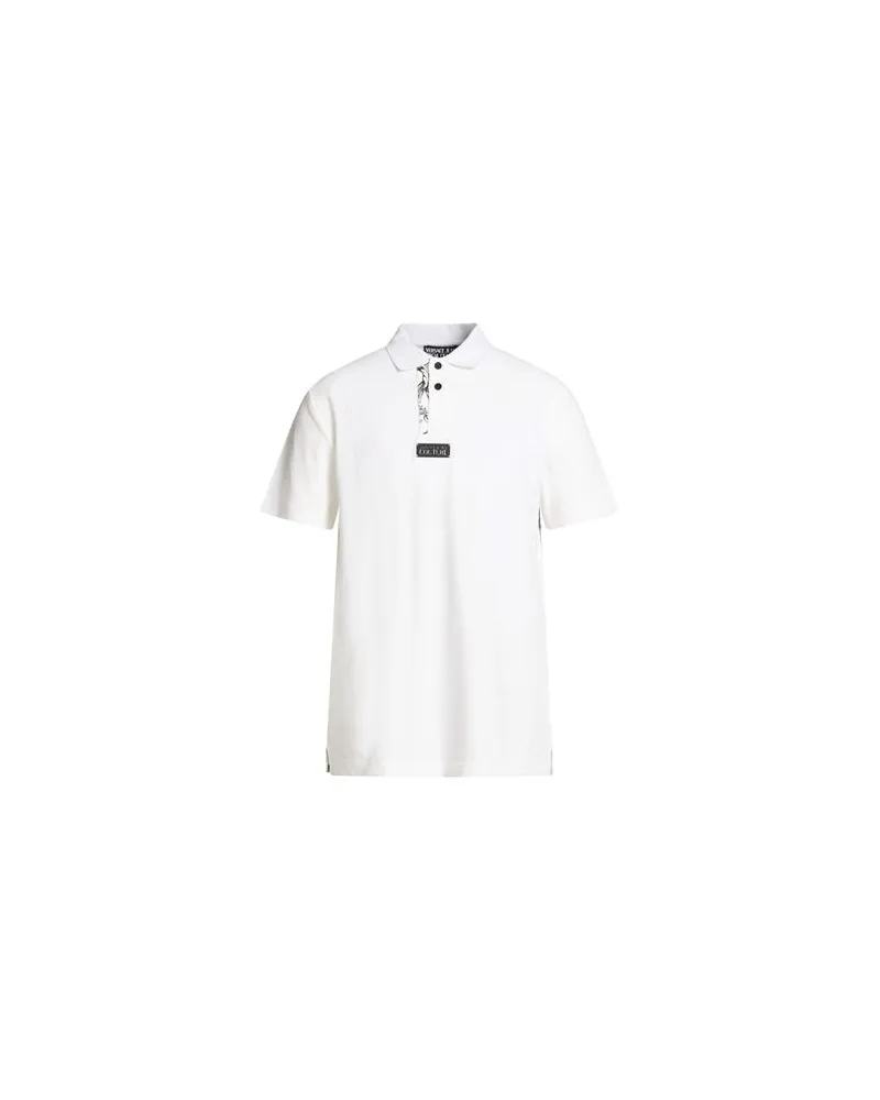 Versace Jeans TOPS - Poloshirtsauf YOOX.COM Weiß