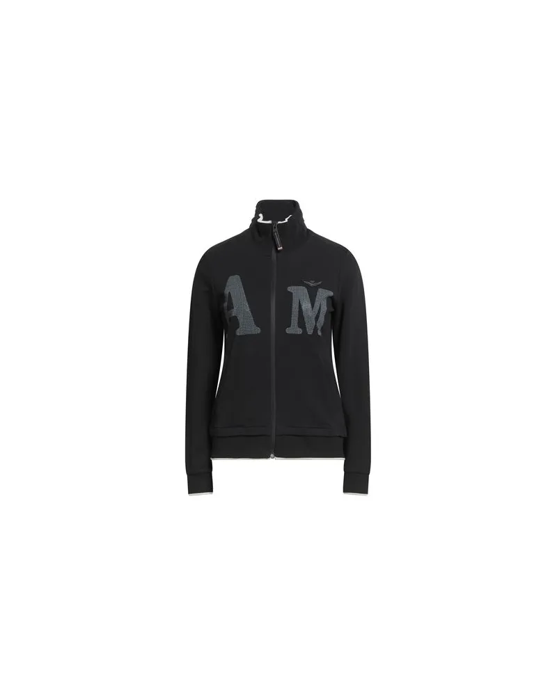 Aeronautica Militare TOPS - Sweatshirtsauf YOOX.COM Schwarz