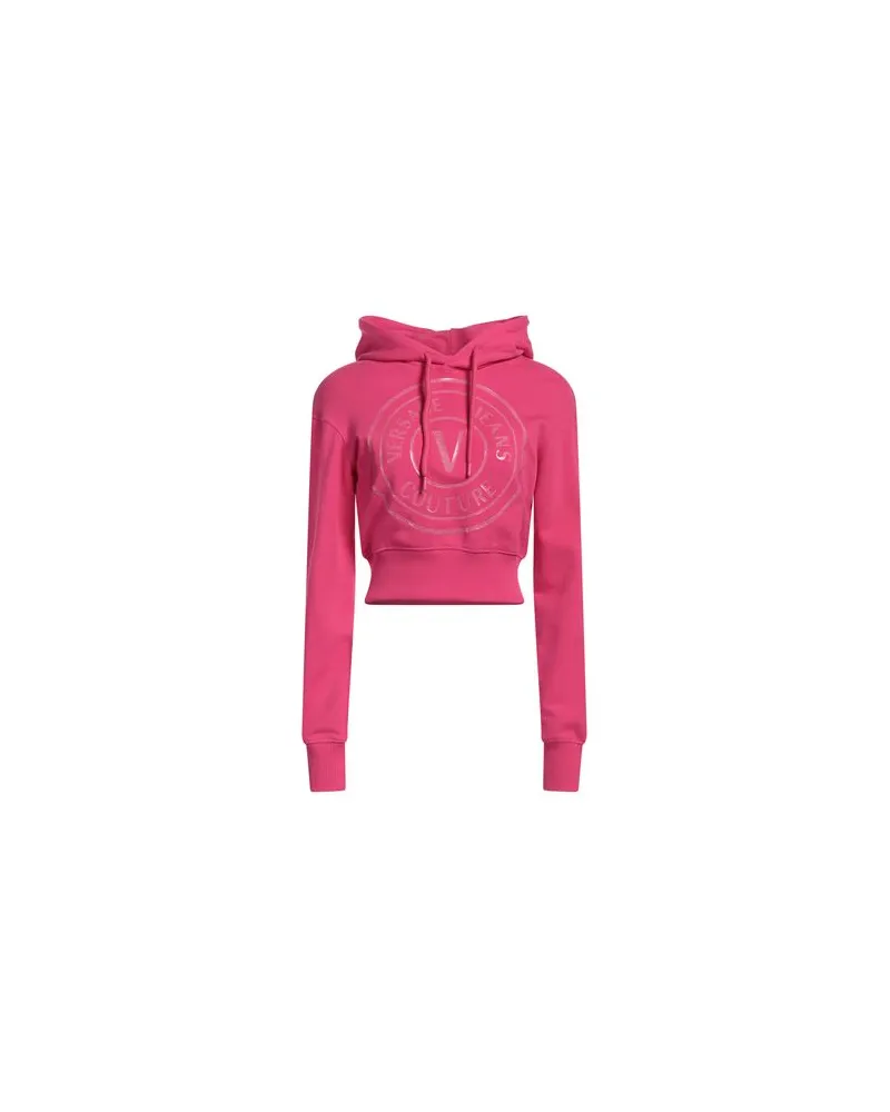 Versace Jeans TOPS - Sweatshirtsauf YOOX.COM Fuchsia