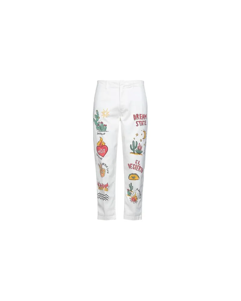 Dondup HOSEN & RÖCKE - Hosenauf YOOX.COM Weiß
