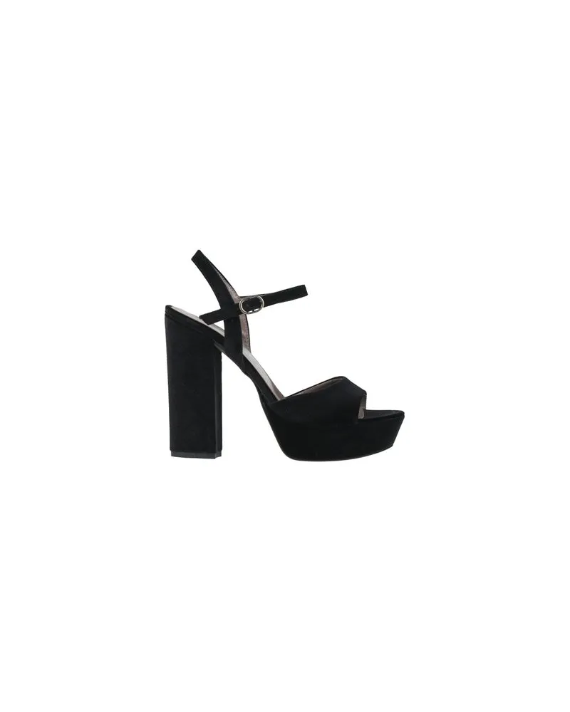 Divine Follie SCHUHE - Sandalenauf YOOX.COM Schwarz
