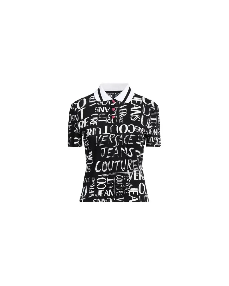 Versace Jeans TOPS - Poloshirtsauf YOOX.COM Schwarz