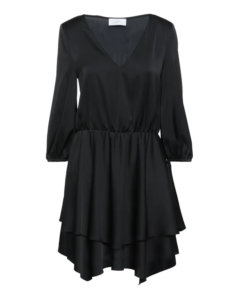 Soallure Mini-Kleid Schwarz