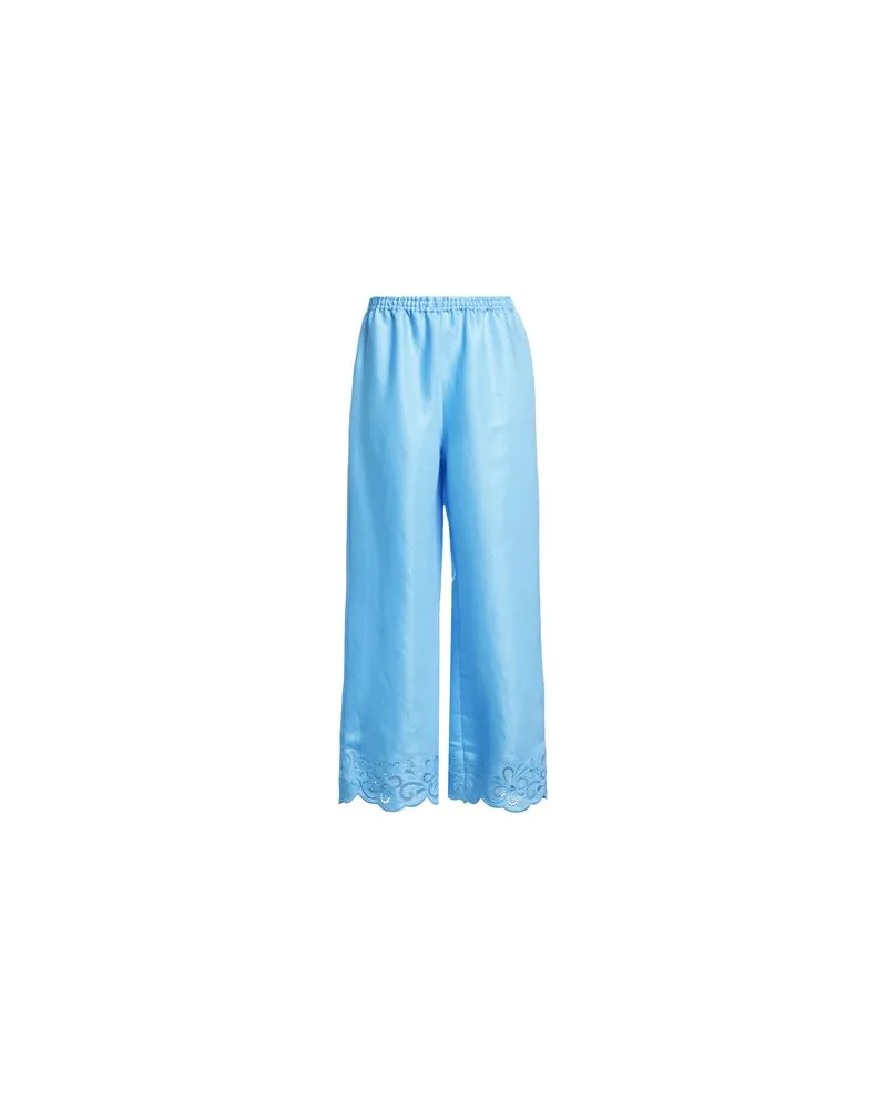 Moschino HOSEN & RÖCKE - Hosenauf YOOX.COM Hellblau