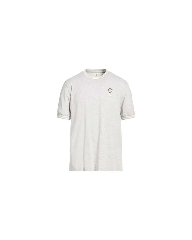 Brunello Cucinelli TOPS - T-shirtsauf YOOX.COM Hellgrau