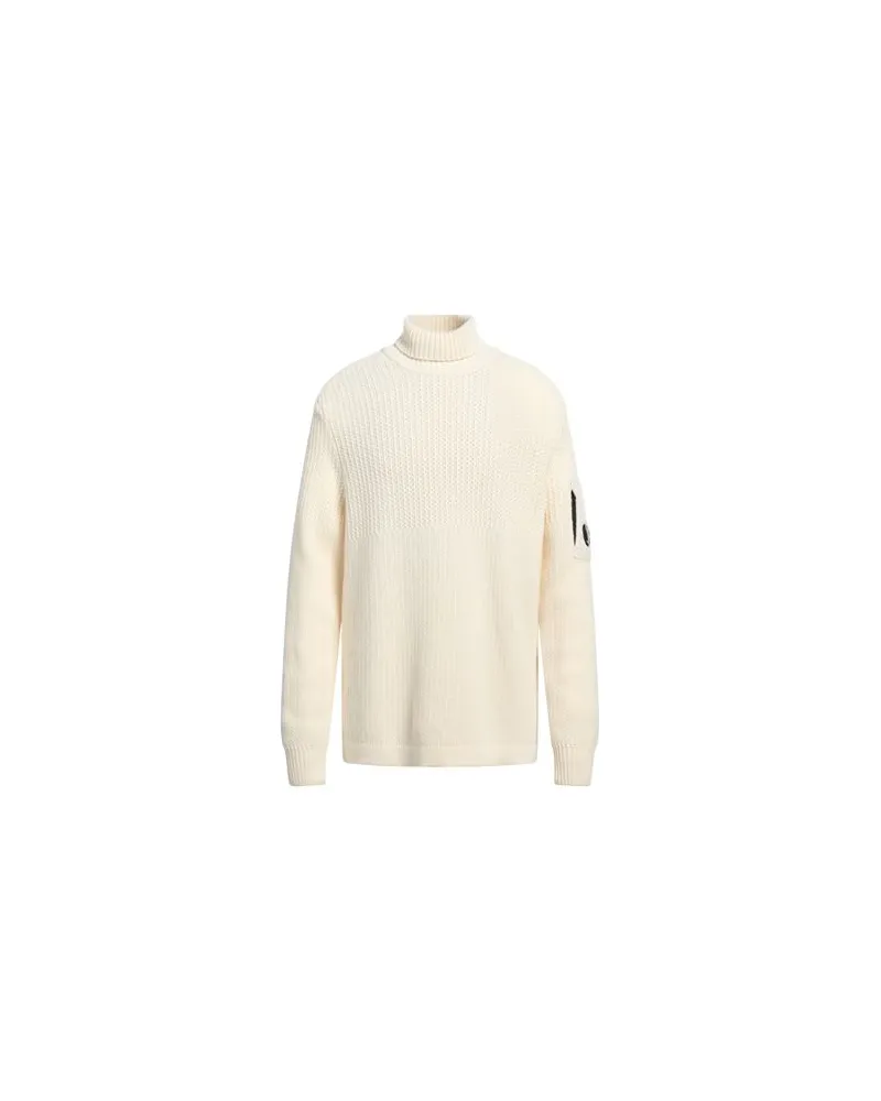 C.P. Company STRICKWAREN - Rollkragenpulloverauf YOOX.COM Cremeweiß