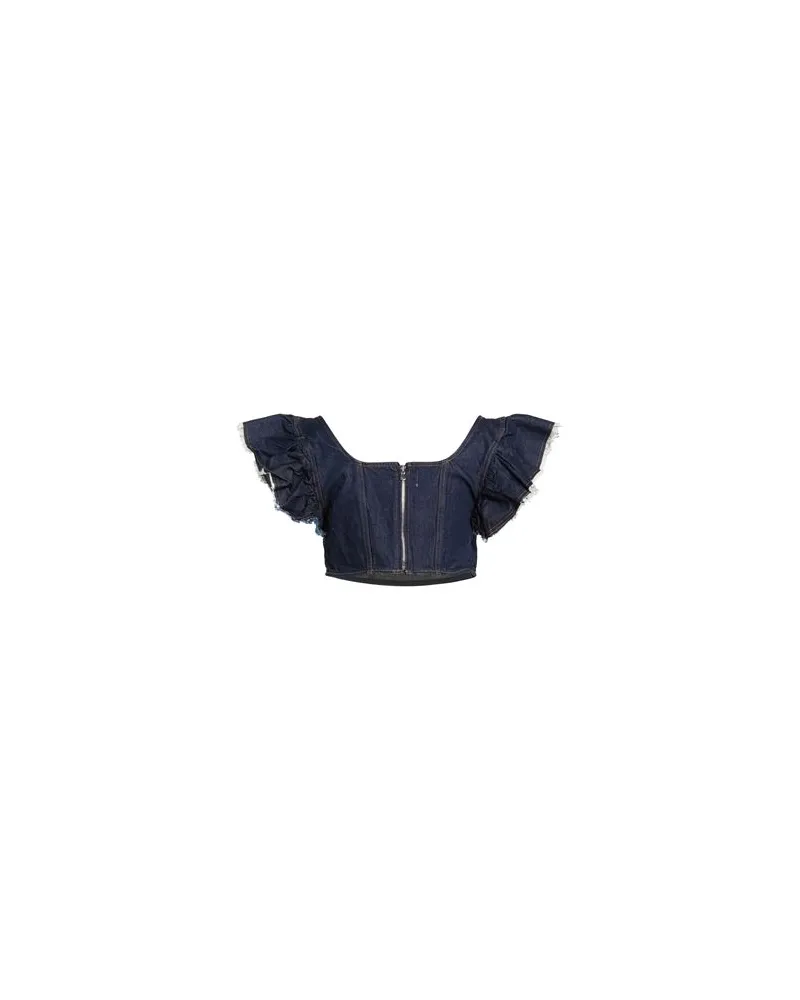 VICOLO DENIM COUTURE - TOPS - Topsauf YOOX.COM Blau
