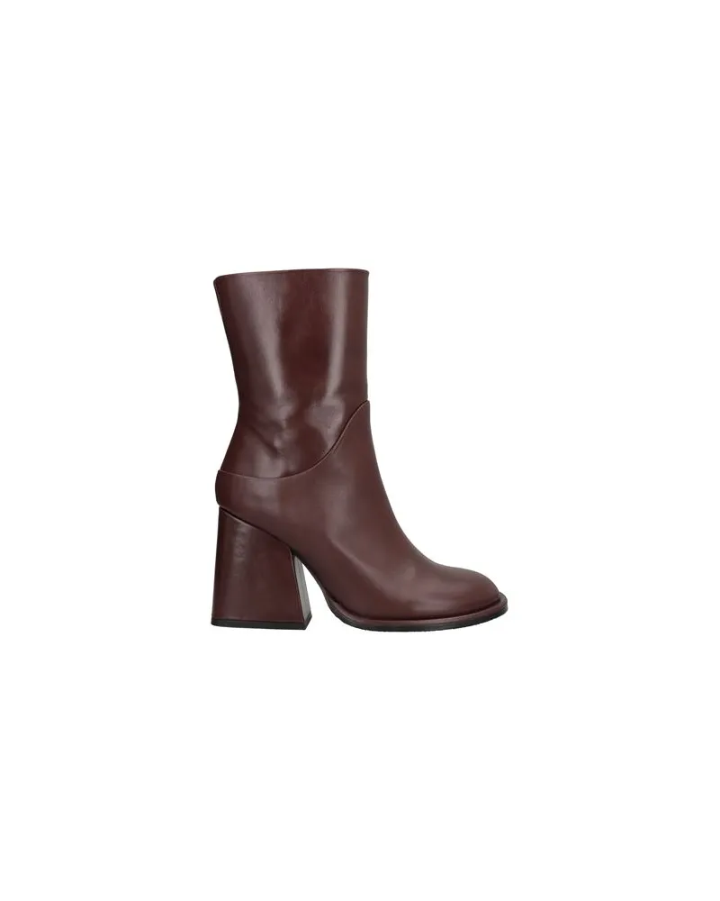 EQÜITARE SCHUHE - Stiefelettenauf YOOX.COM Schokobraun