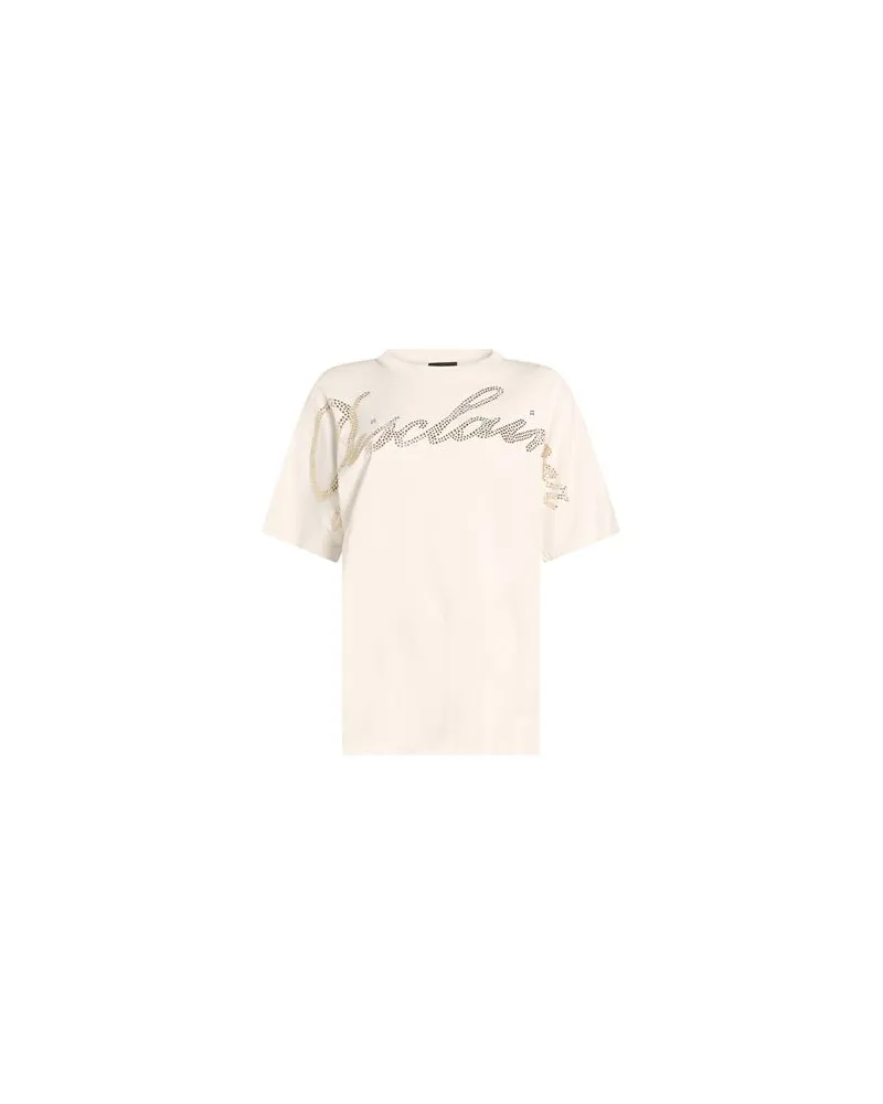 DISCLAIMER TOPS - T-shirtsauf YOOX.COM Cremeweiß
