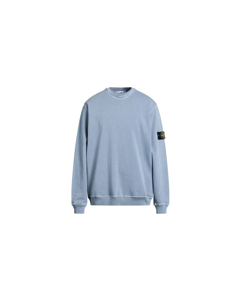 Stone Island TOPS - Sweatshirtsauf YOOX.COM Taubenblau