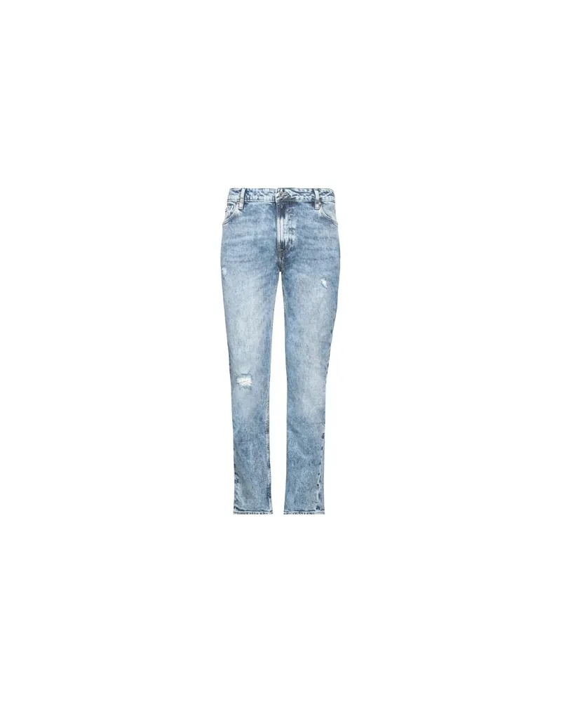 Guess HOSEN & RÖCKE - Jeanshosenauf YOOX.COM Blau