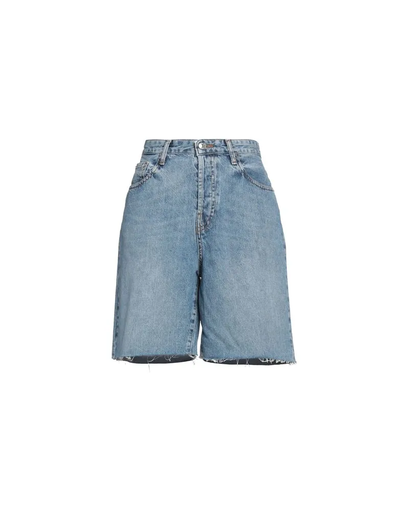Roy Roger's HOSEN & RÖCKE - Jeansshortsauf YOOX.COM Blau