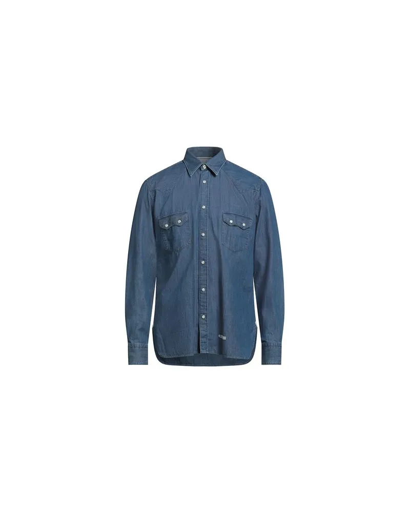 Tintoria Mattei TOPS - Jeanshemdenauf YOOX.COM Blau
