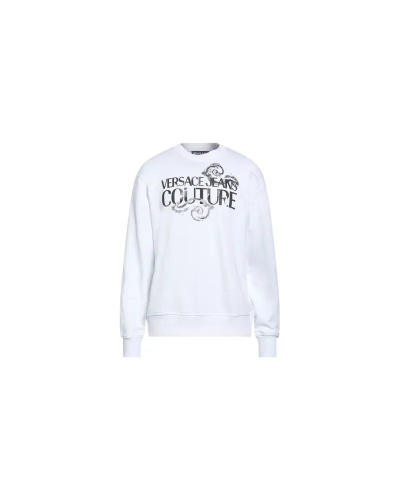 Versace Jeans TOPS - Sweatshirtsauf YOOX.COM Weiß
