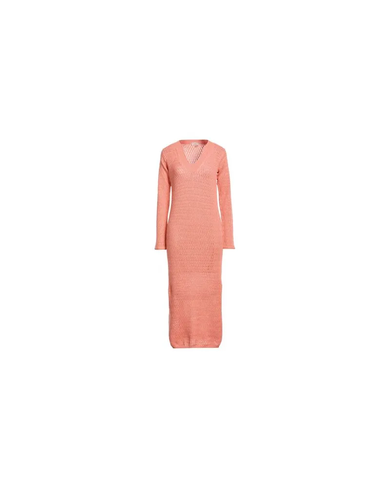 AGNONA KLEIDER - Midi-Kleiderauf YOOX.COM Lachs