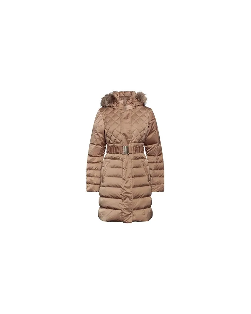 Guess JACKEN & MÄNTEL - Pufferjacken & Daunenjackenauf YOOX.COM Hellbraun