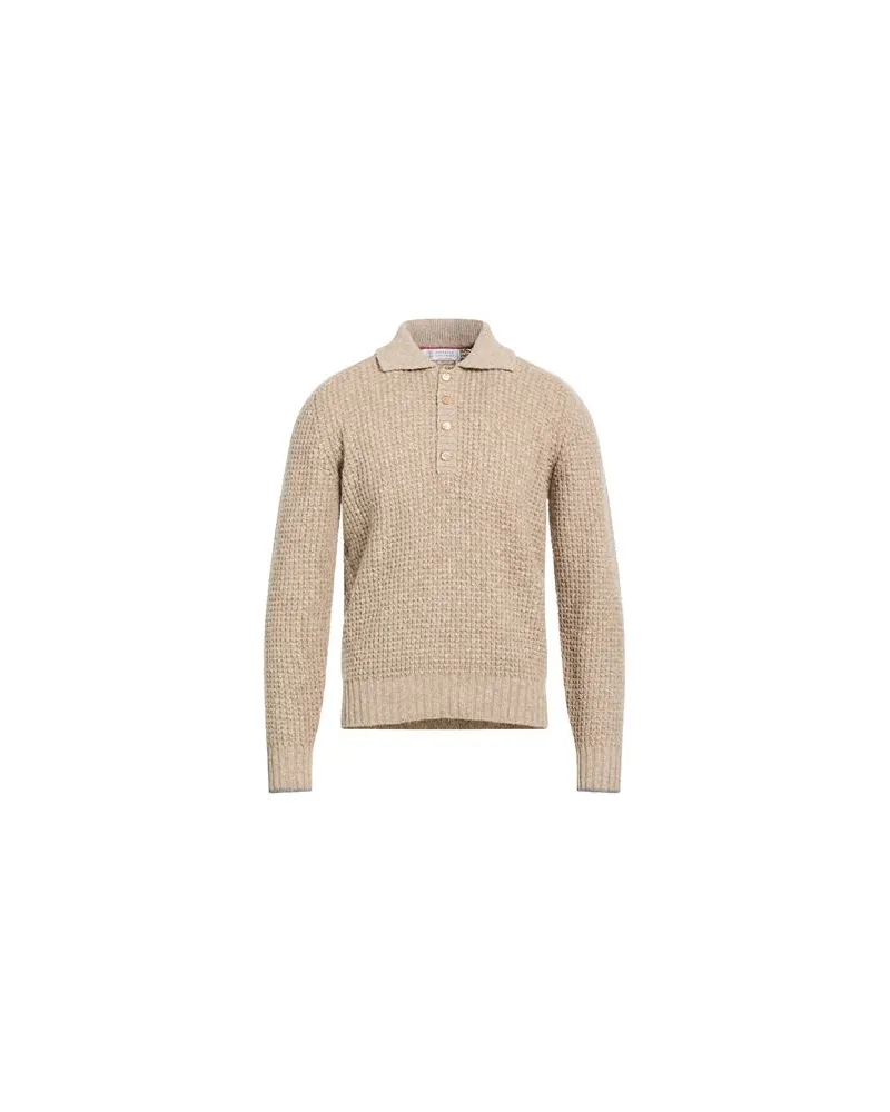 Brunello Cucinelli STRICKWAREN - Pulloverauf YOOX.COM Beige