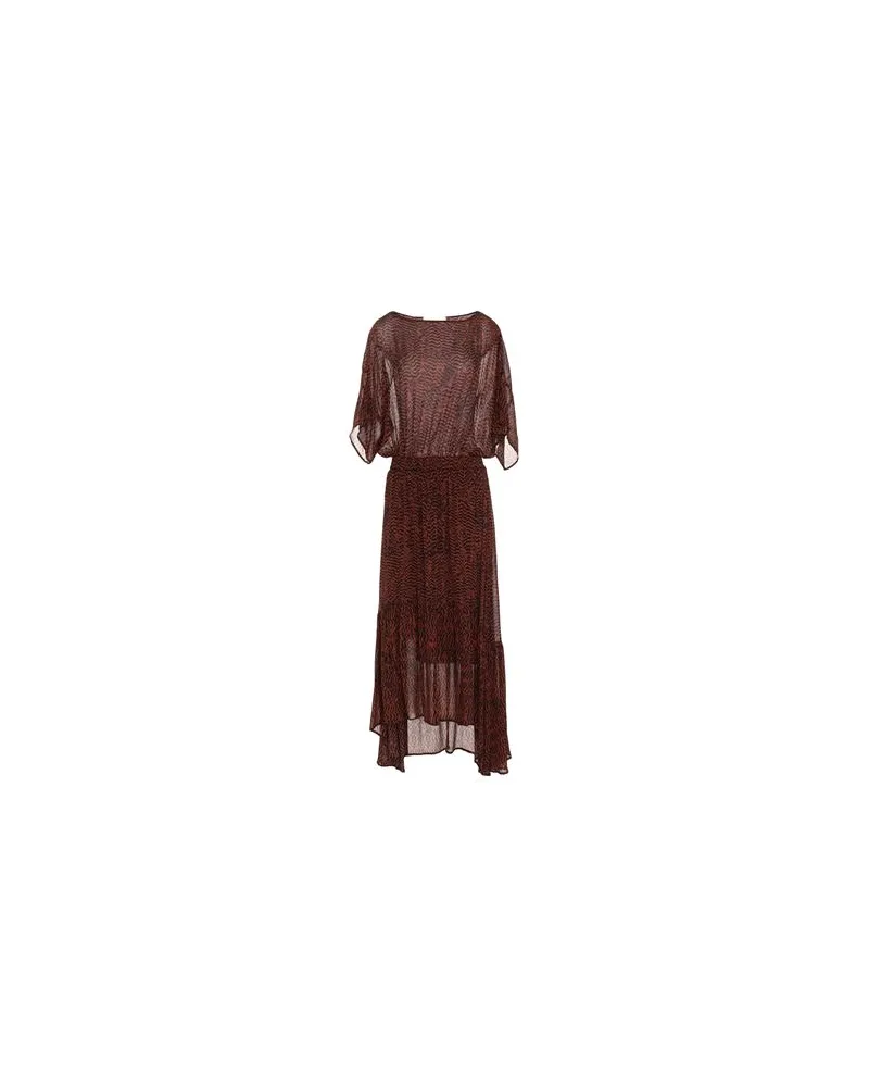 8PM KLEIDER - Maxi-Kleiderauf YOOX.COM Braun