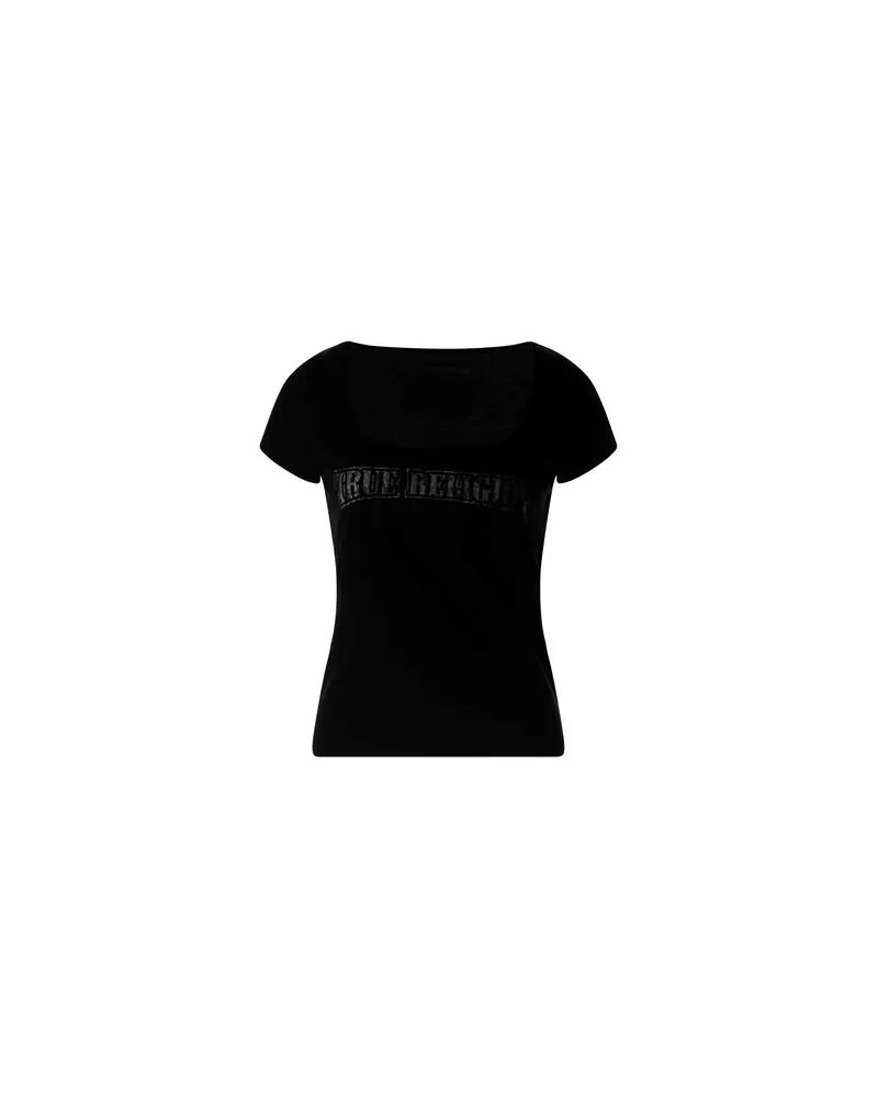 True Religion TOPS - T-shirtsauf YOOX.COM Schwarz