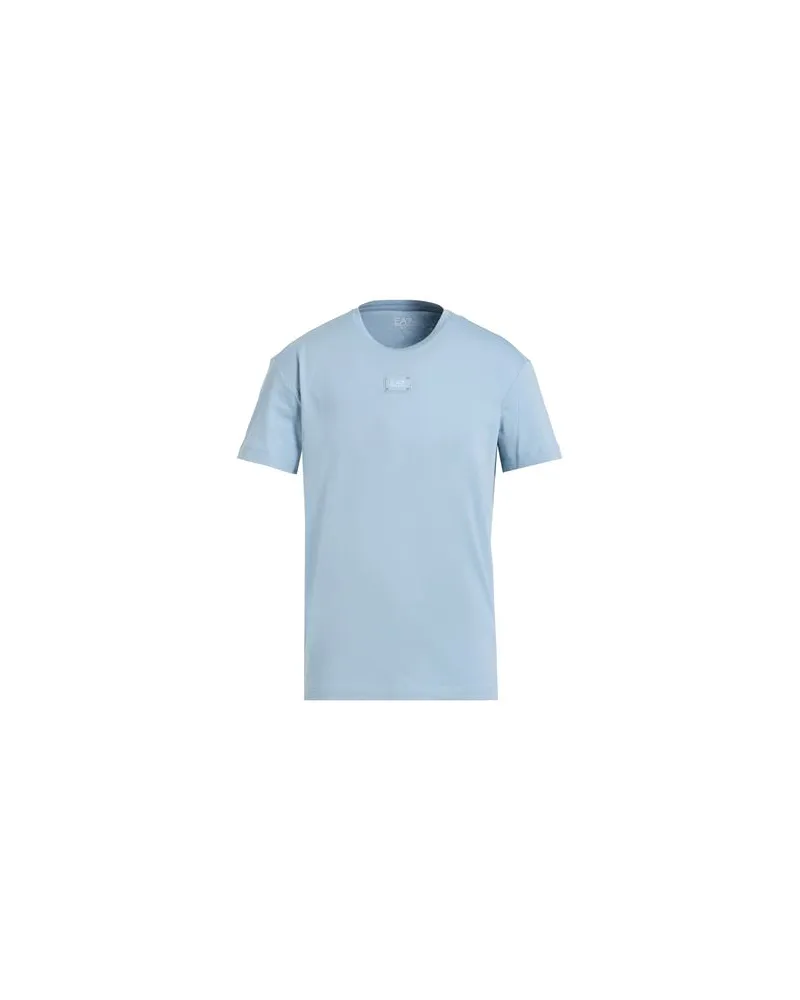 EA7 TOPS - T-shirtsauf YOOX.COM Himmelblau