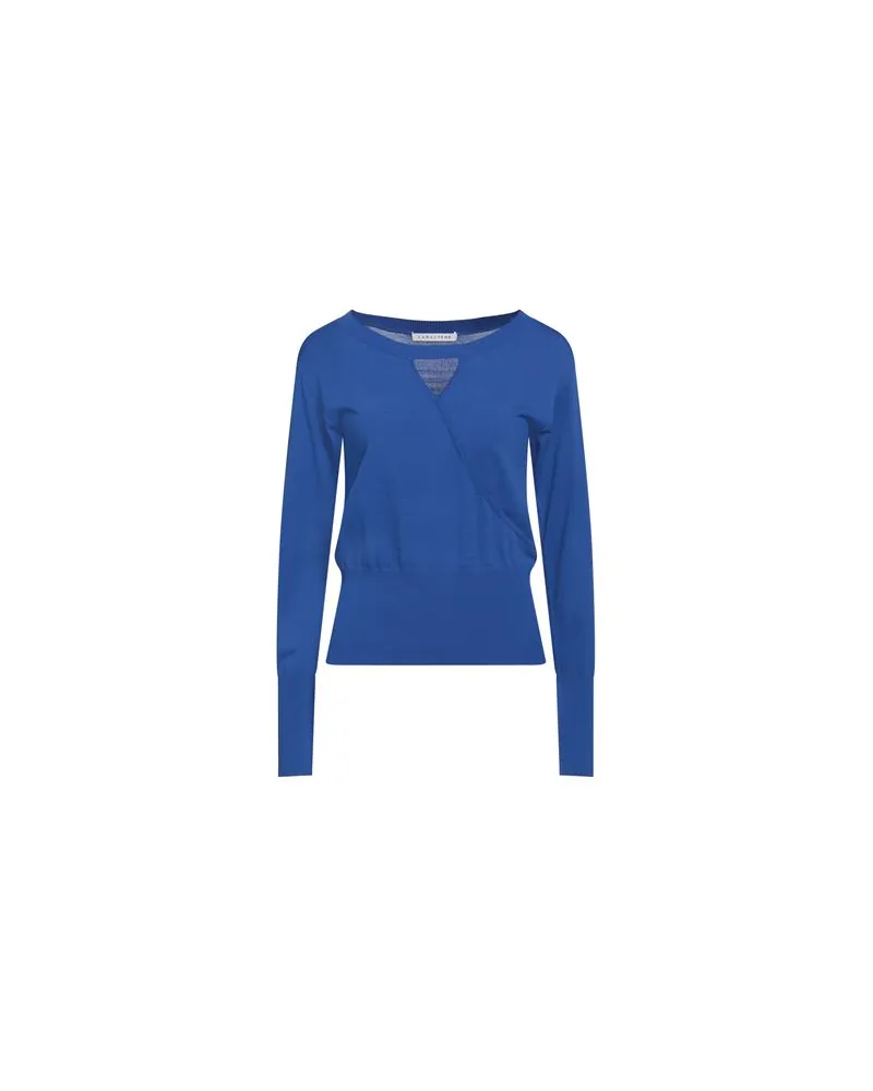 Caractère STRICKWAREN - Pulloverauf YOOX.COM Blau