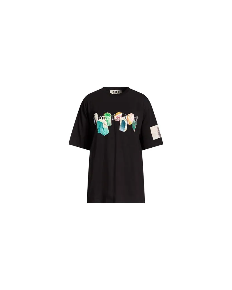 MSGM FANTASTIC GREEN X DUCCIO MARIA GAMBI - TOPS - T-shirtsauf YOOX.COM Schwarz