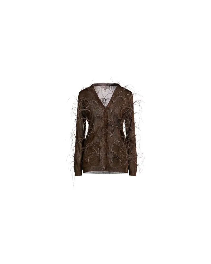 Valentino Garavani STRICKWAREN - Strickjackenauf YOOX.COM Dunkelbraun