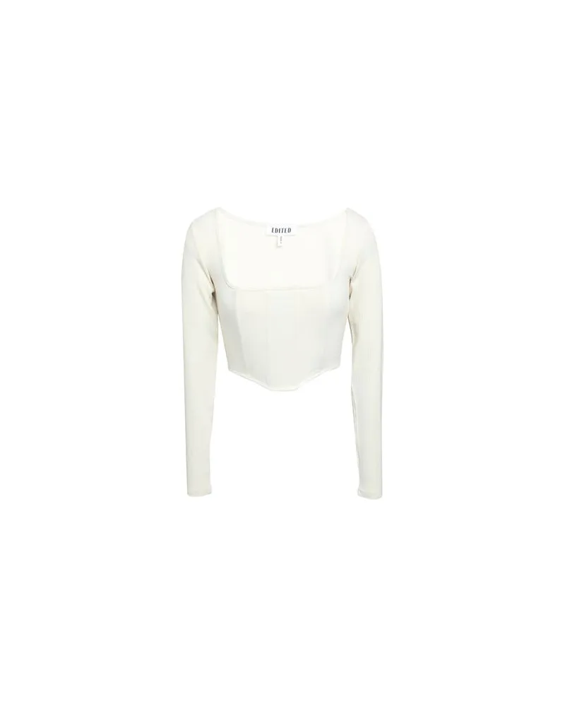 EDITED Merian Top  - TOPS - Topsauf YOOX.COM Cremeweiß