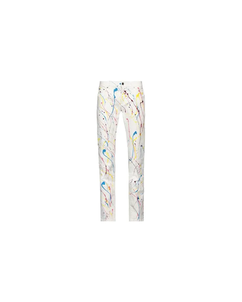 Dolce & Gabbana HOSEN & RÖCKE - Jeanshosenauf YOOX.COM Weiß