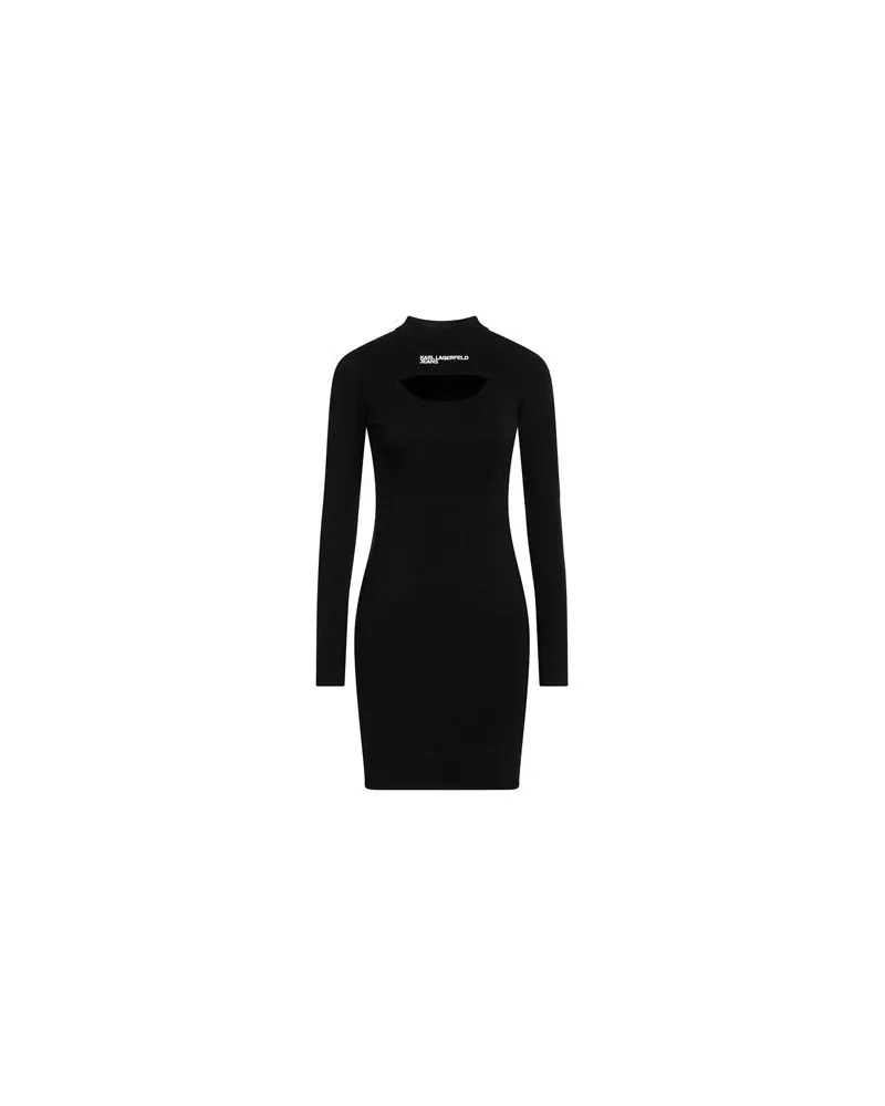 Karl Lagerfeld KLEIDER - Mini-Kleiderauf YOOX.COM Schwarz