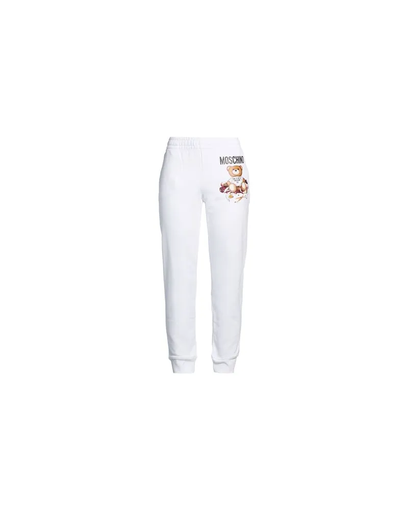 Moschino HOSEN & RÖCKE - Hosenauf YOOX.COM Weiß