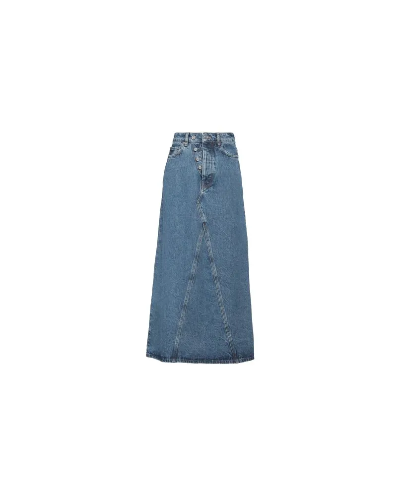 Ganni HOSEN & RÖCKE - Jeansröckeauf YOOX.COM Blau