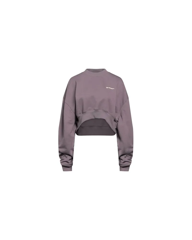 OFF-WHITE TOPS - Sweatshirtsauf YOOX.COM Dunkelviolett