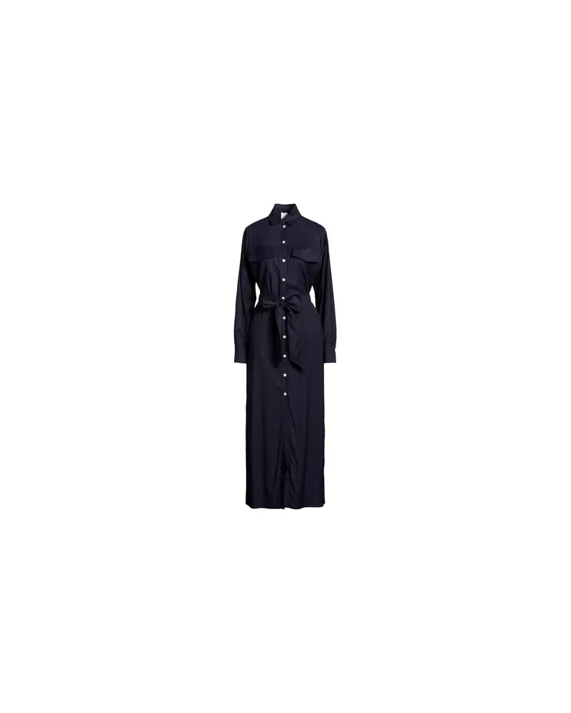 Eleventy KLEIDER - Maxi-Kleiderauf YOOX.COM Nachtblau
