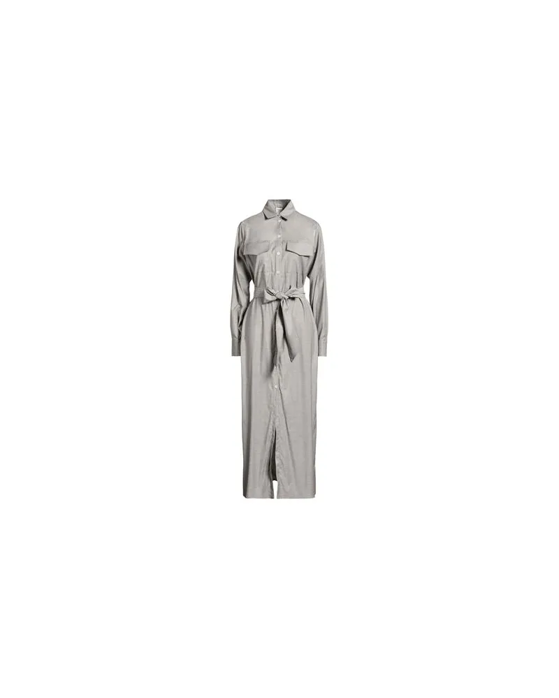 Eleventy KLEIDER - Maxi-Kleiderauf YOOX.COM Grau