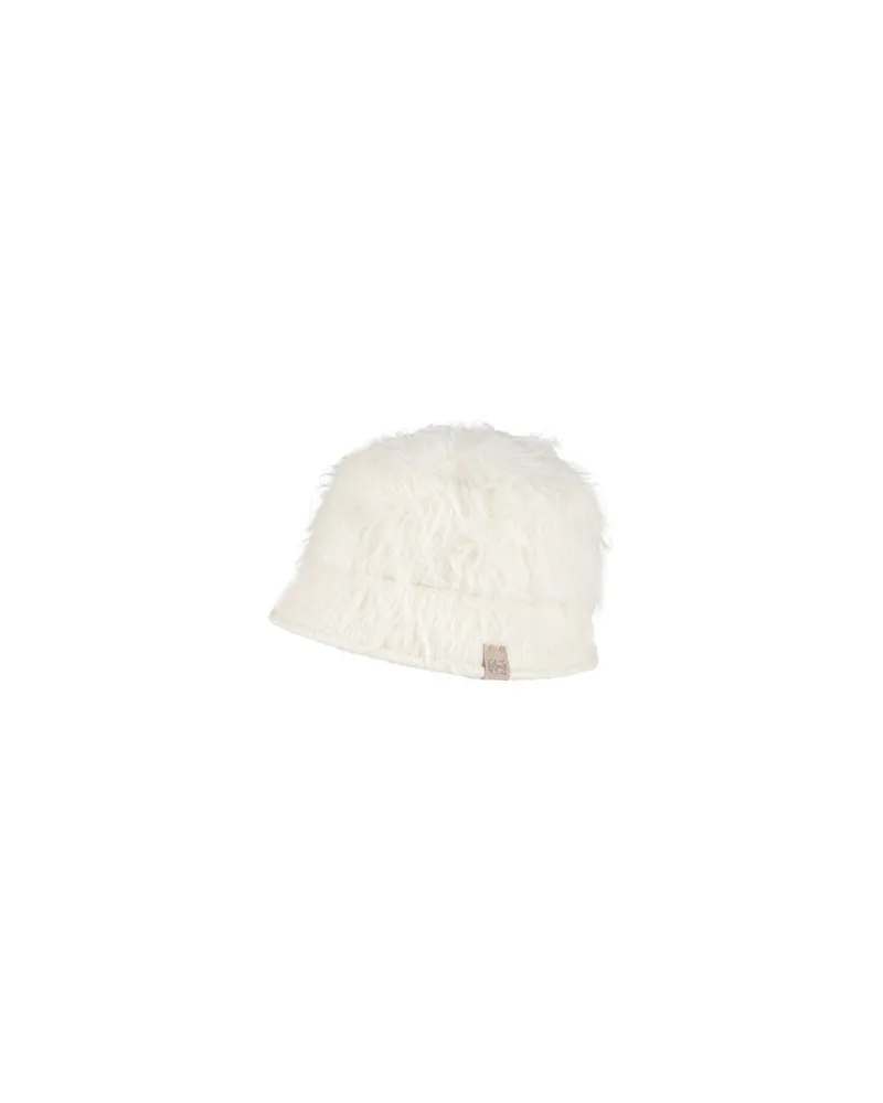 Brunello Cucinelli ACCESSOIRES - Mützen & Hüteauf YOOX.COM Cremeweiß