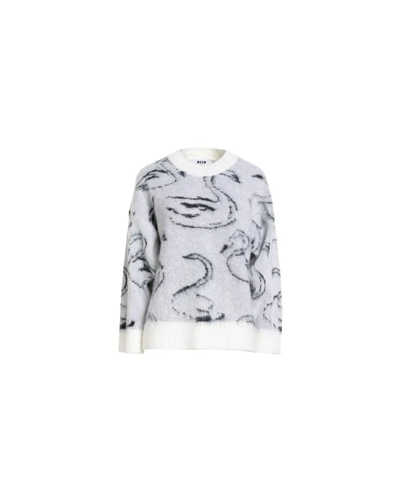 MSGM STRICKWAREN - Pulloverauf YOOX.COM Hellgrau