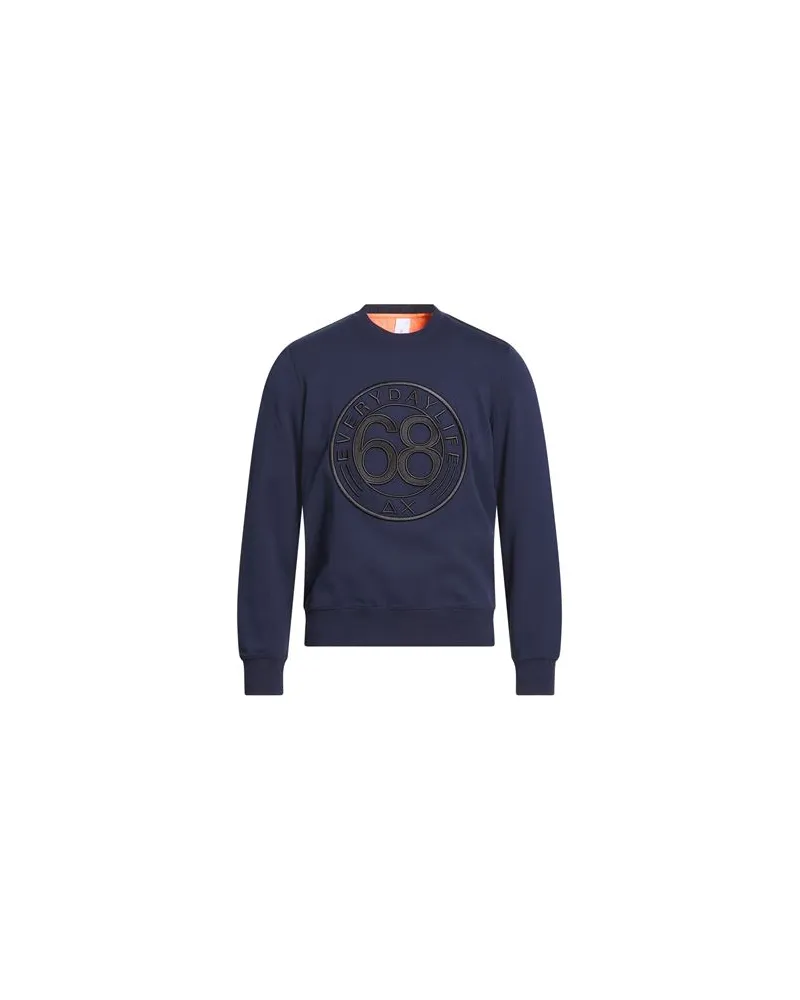 Sun68 TOPS - Sweatshirtsauf YOOX.COM Marineblau