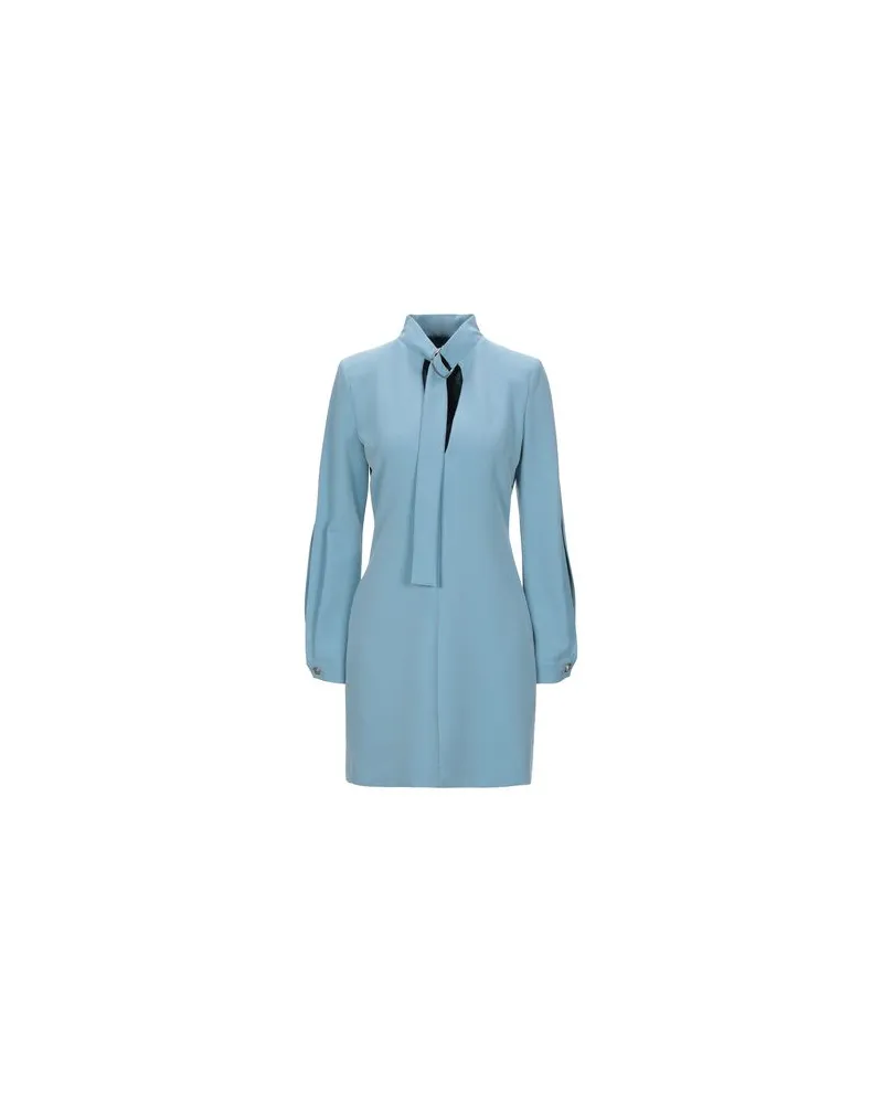 Angelo Marani KLEIDER - Mini-Kleiderauf YOOX.COM Himmelblau