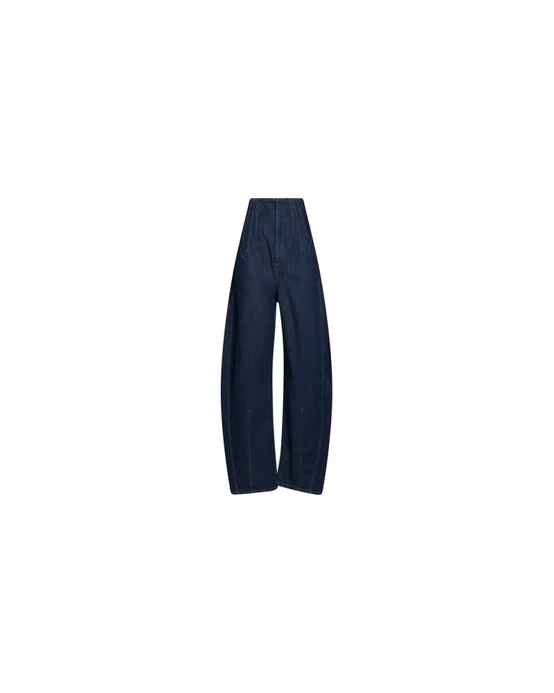 SPORTMAX HOSEN & RÖCKE - Jeanshosenauf YOOX.COM Blau
