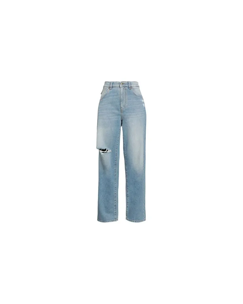 Moschino HOSEN & RÖCKE - Jeanshosenauf YOOX.COM Blau