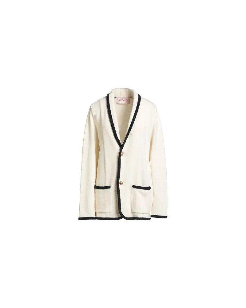 Valentino Garavani STRICKWAREN - Strickjackenauf YOOX.COM Elfenbein