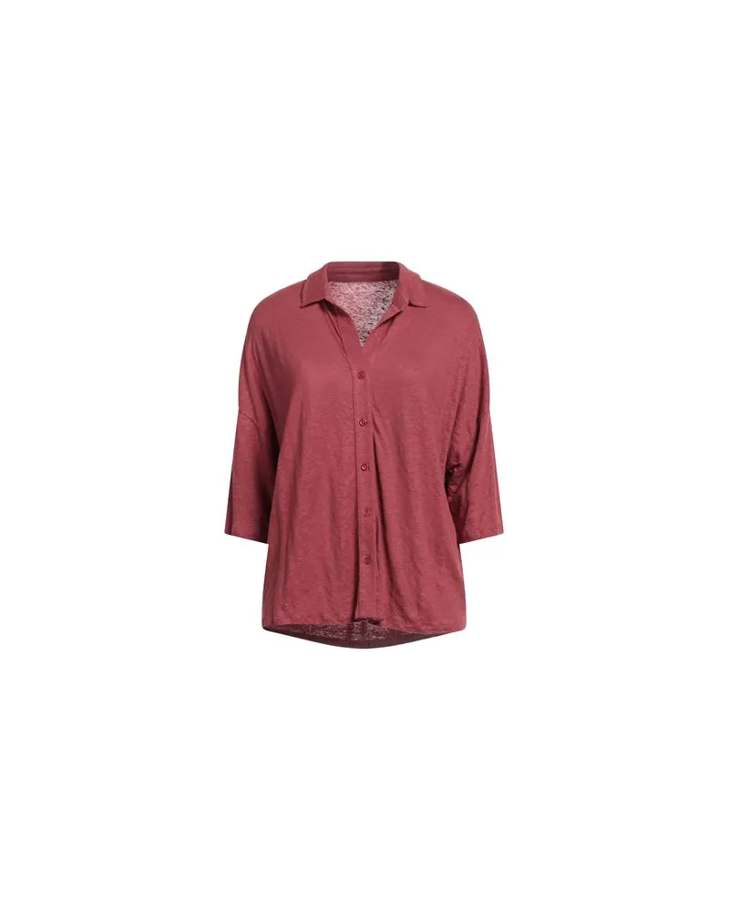 Majestic TOPS - Hemdenauf YOOX.COM Ziegelrot